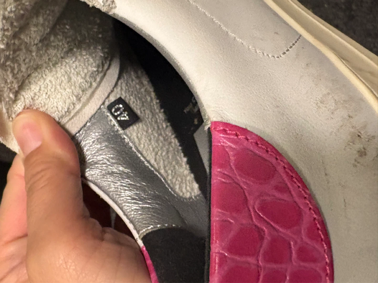 P448 White Leather Sneakers - Size 40 - photo 5