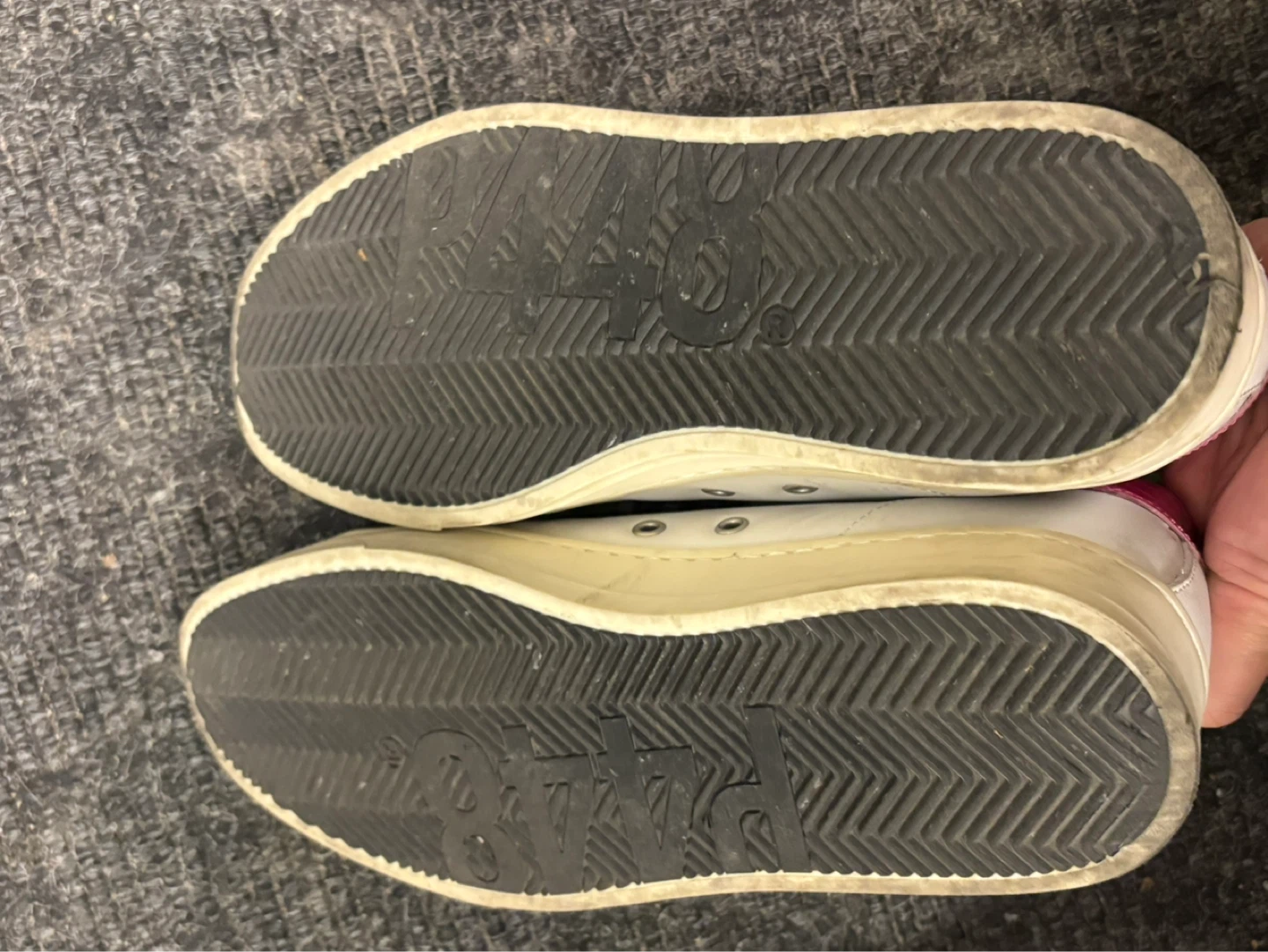 P448 White Leather Sneakers - Size 40 - photo 4