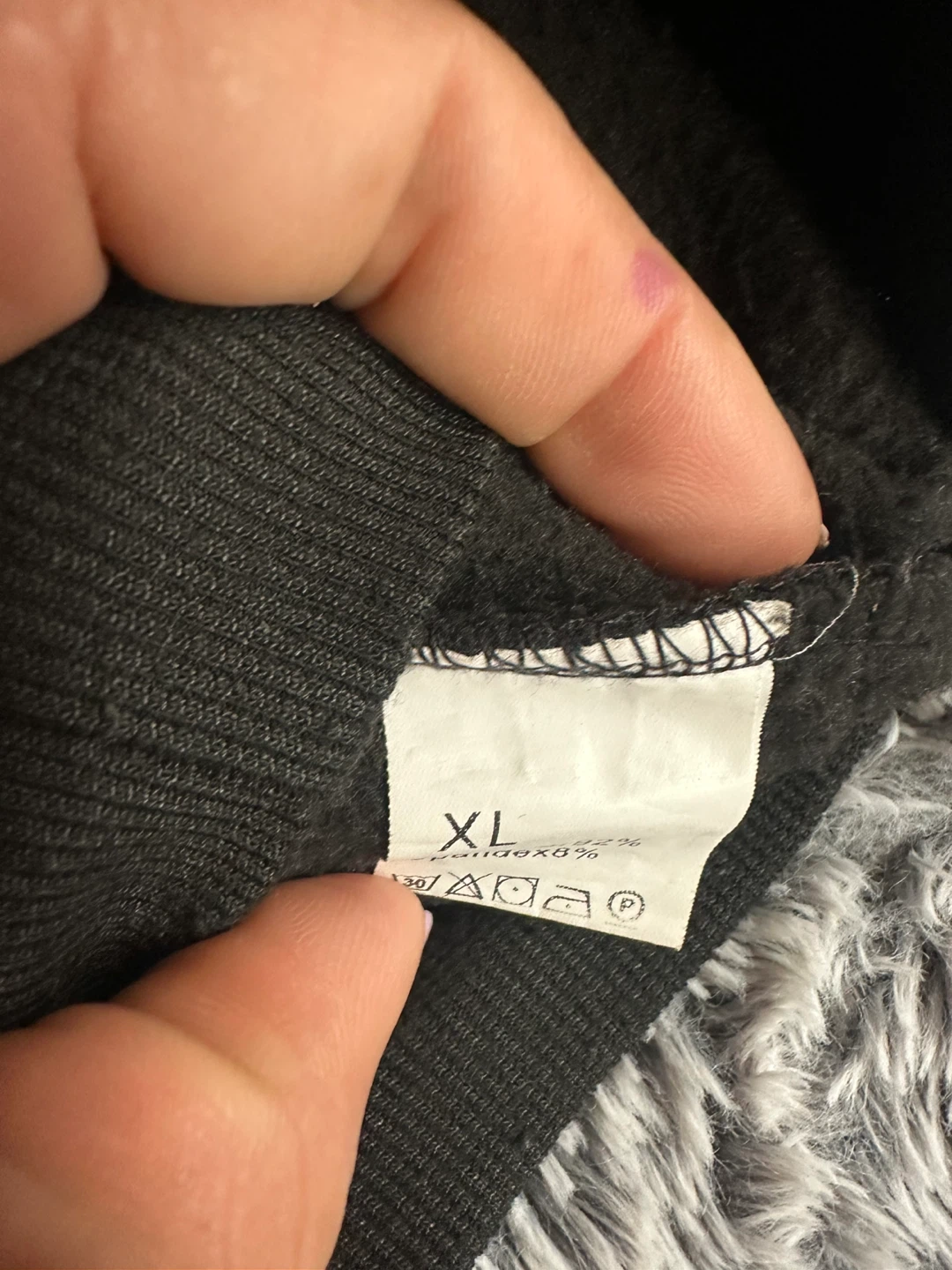 Black Teddy Bear Graphic Hoodie XL - photo 4