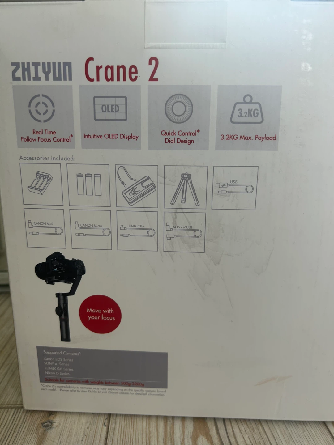 Zhiyun Crane 2 3-Axis Stabilizer with Follow Focus - photo 2