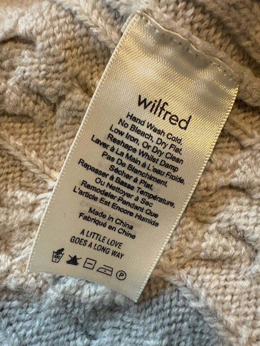 Wilfred Cable Knit Cardigan Sweater - photo 3