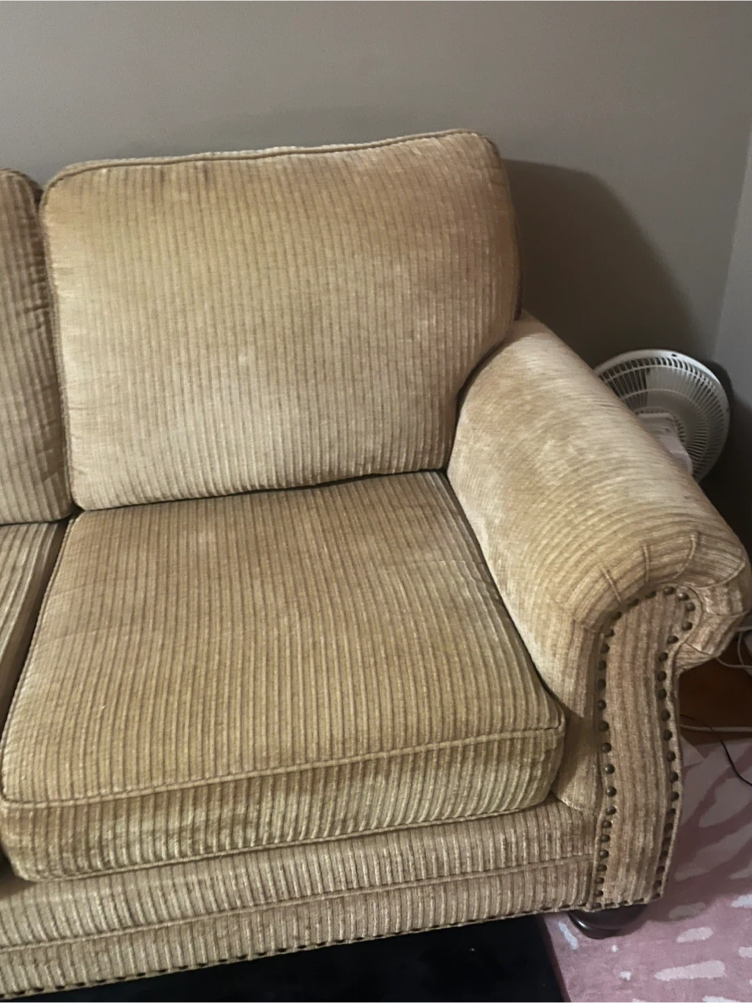 Corduroy Sofa - Beige - photo 2