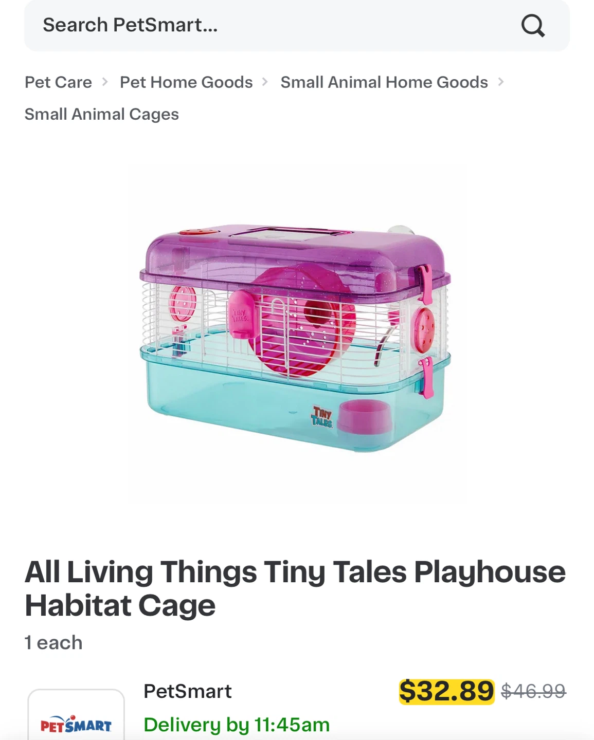 All Living Things Tiny Tales Habitat Cage with Accessories