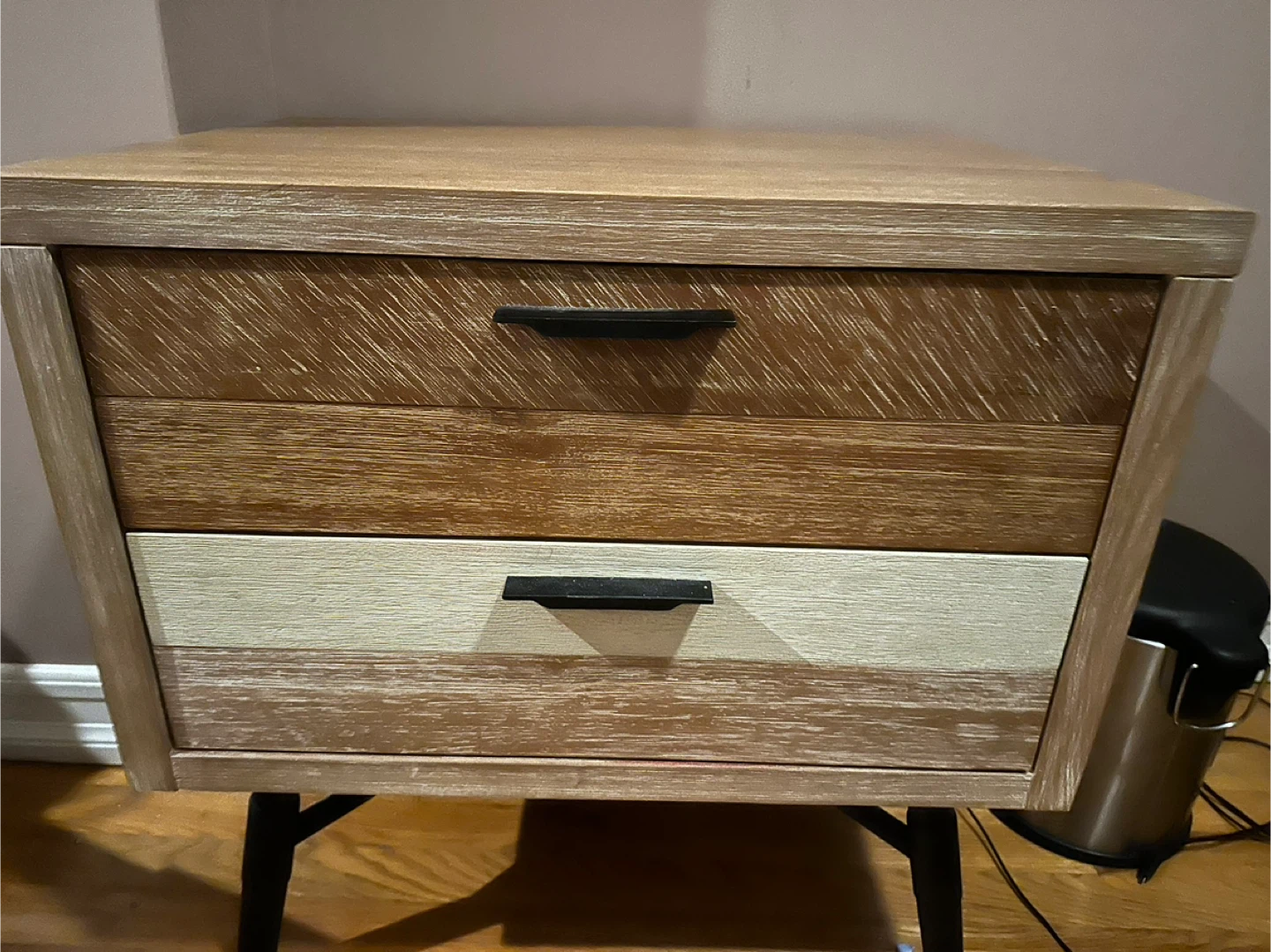 2-Drawer Wood Accent Table - photo 4