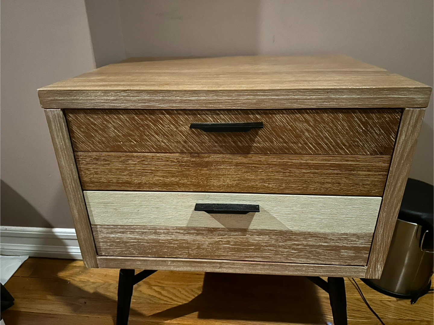 2-Drawer Wood Accent Table - photo 3