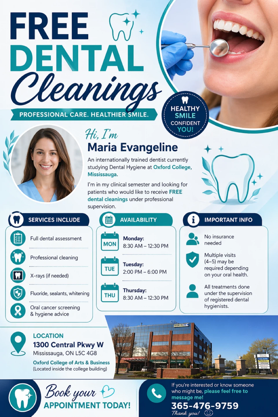 Free Dental Cleanings - Oxford College