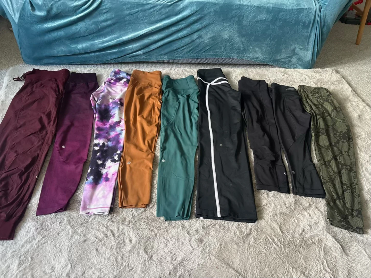 9Lululemon Leggings Bundle - Assorted Colours & Patterns - photo 2