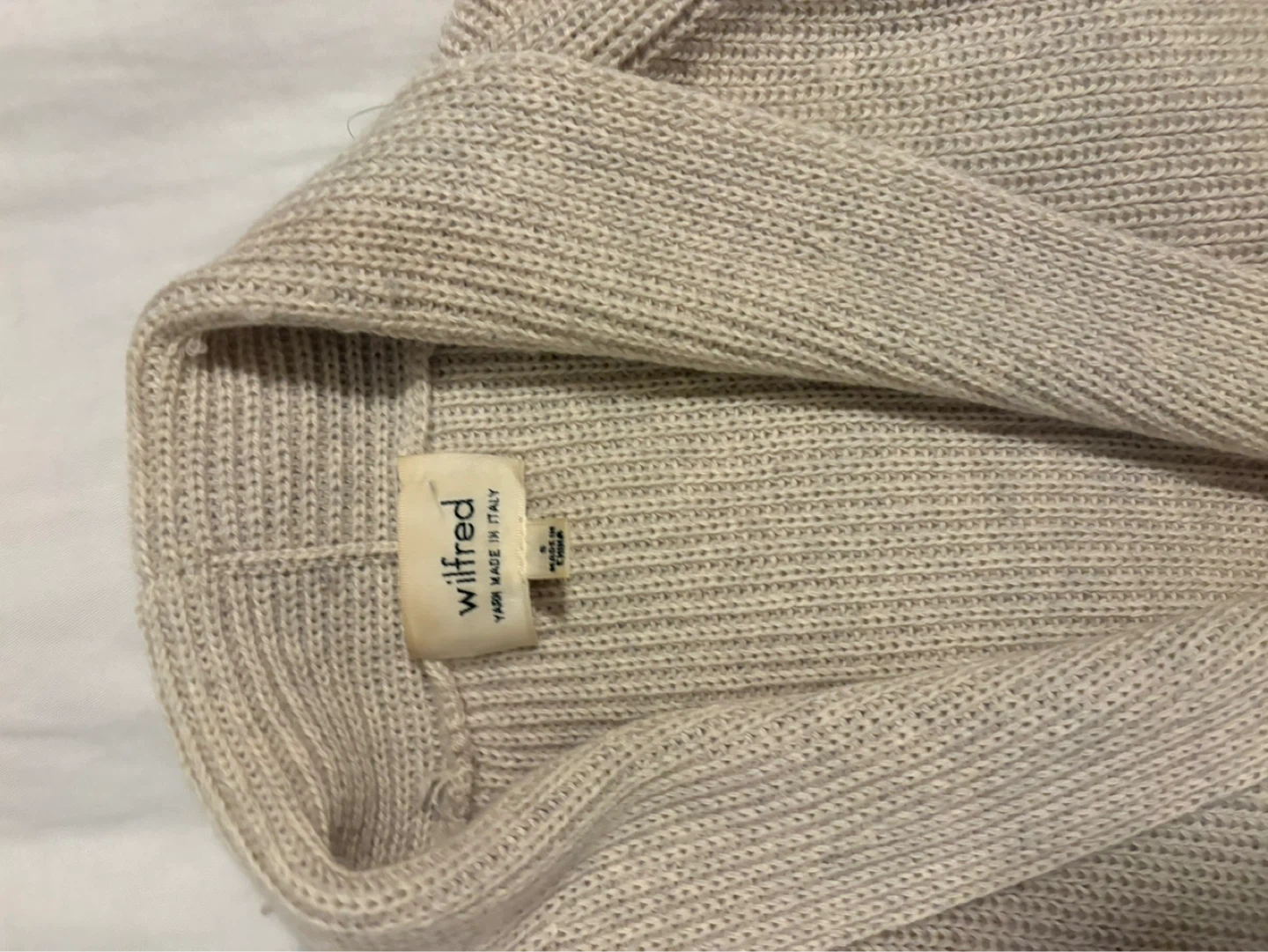 Wilfred Long Knit Vest size S - photo 3