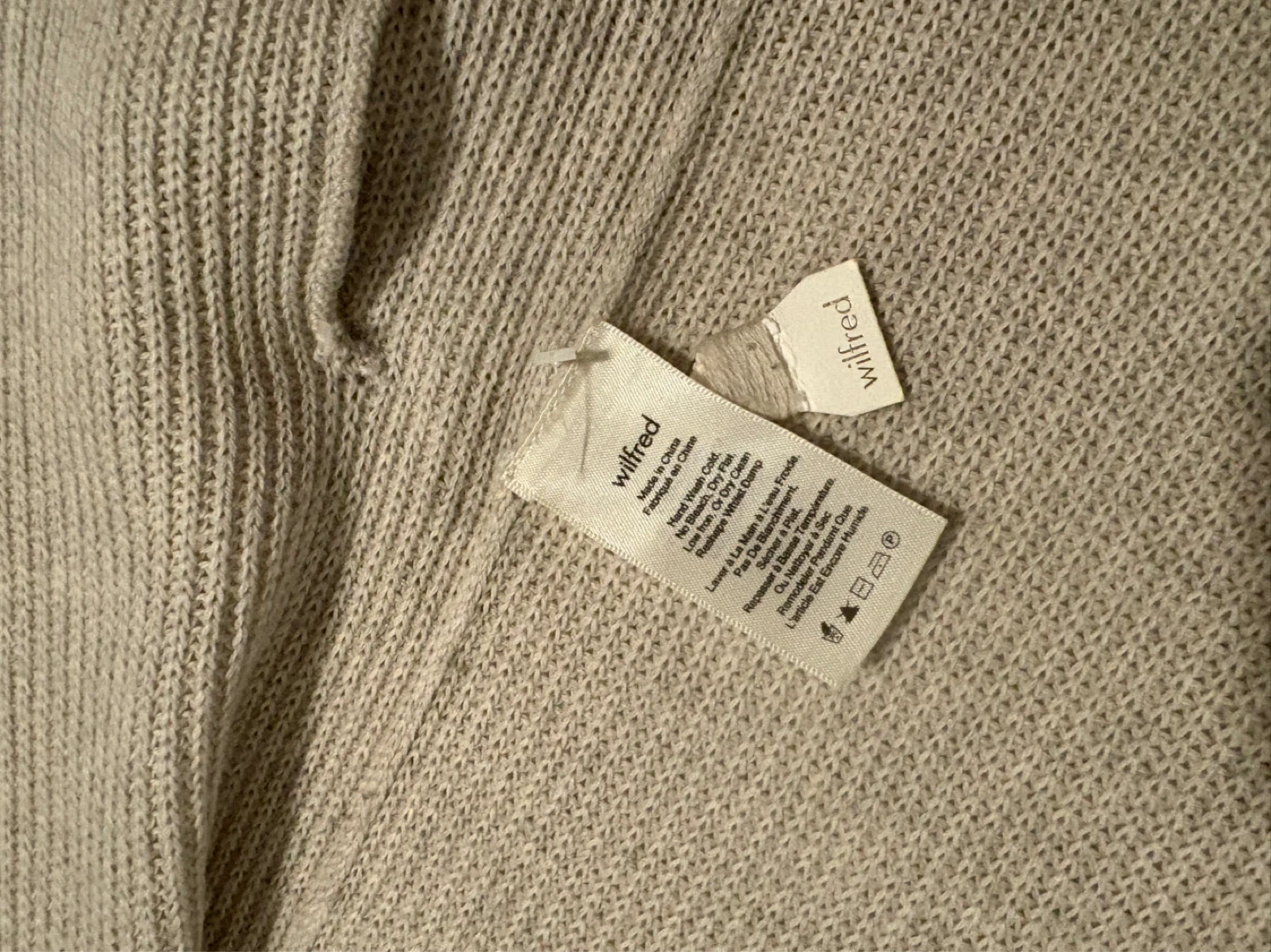 Wilfred Long Knit Vest size S - photo 2