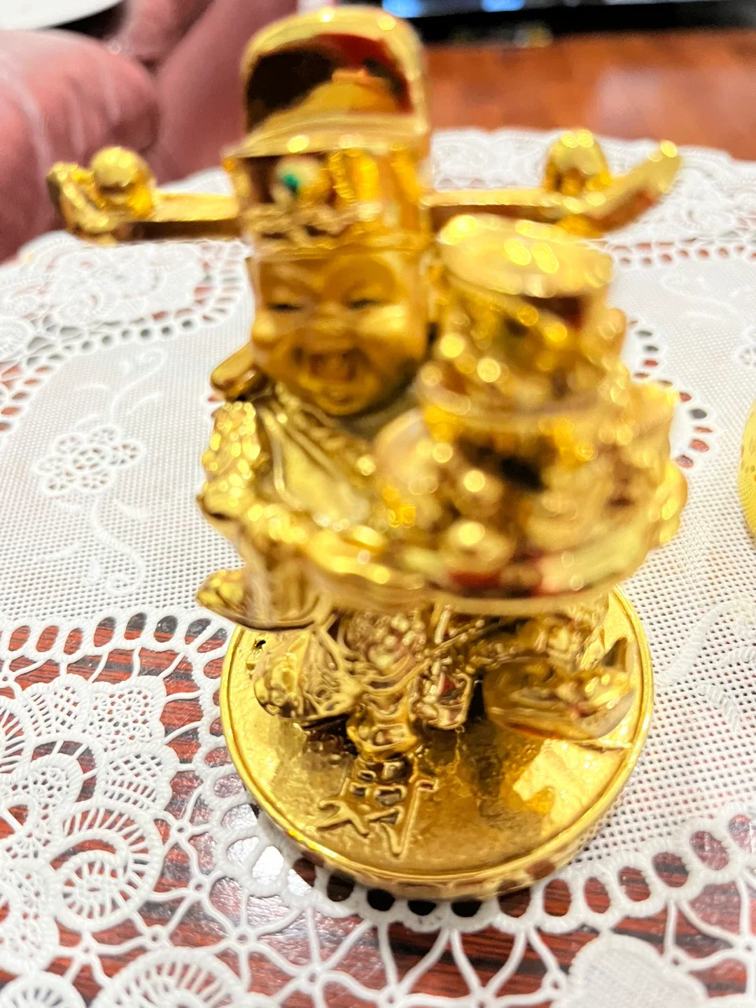 Golden Buddha Figurine