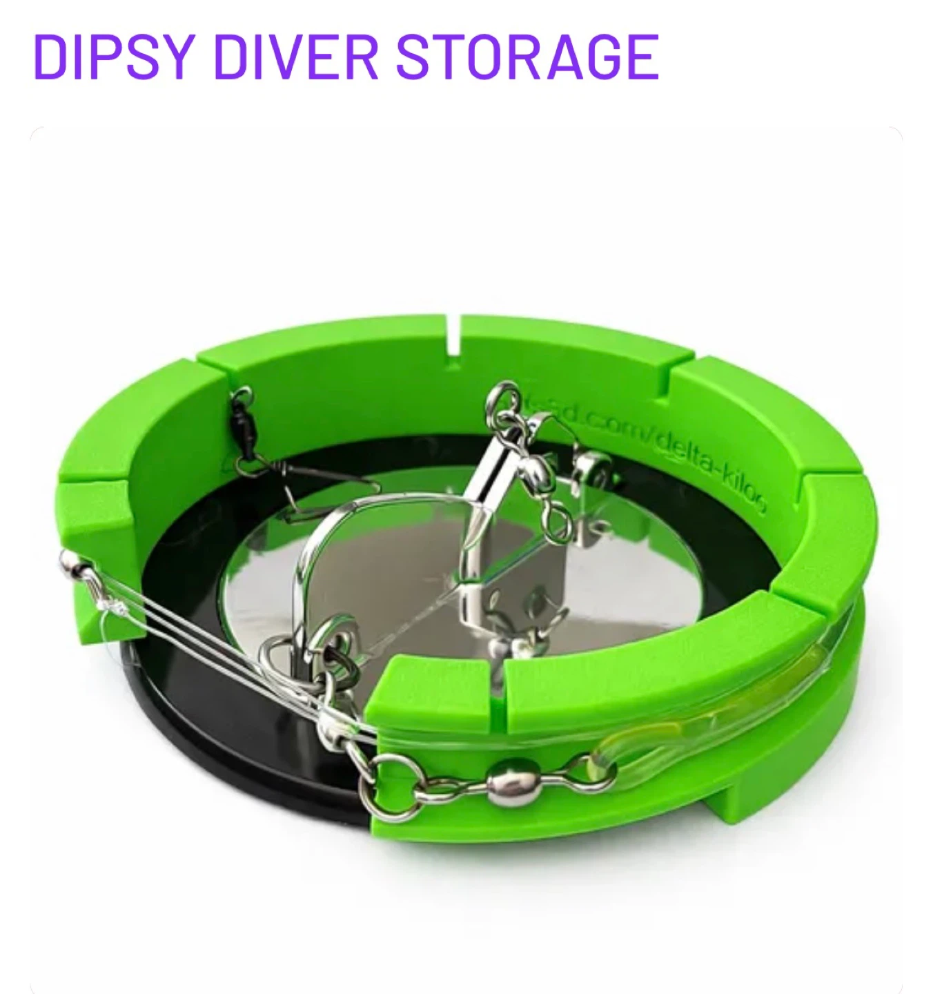 Dipsy Diver Storage Winder Spool Holder