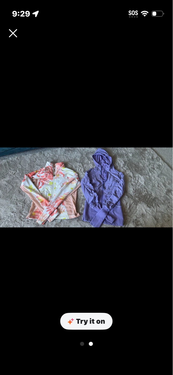 Lululemon Jackets (2) - Floral & Purple - photo 2