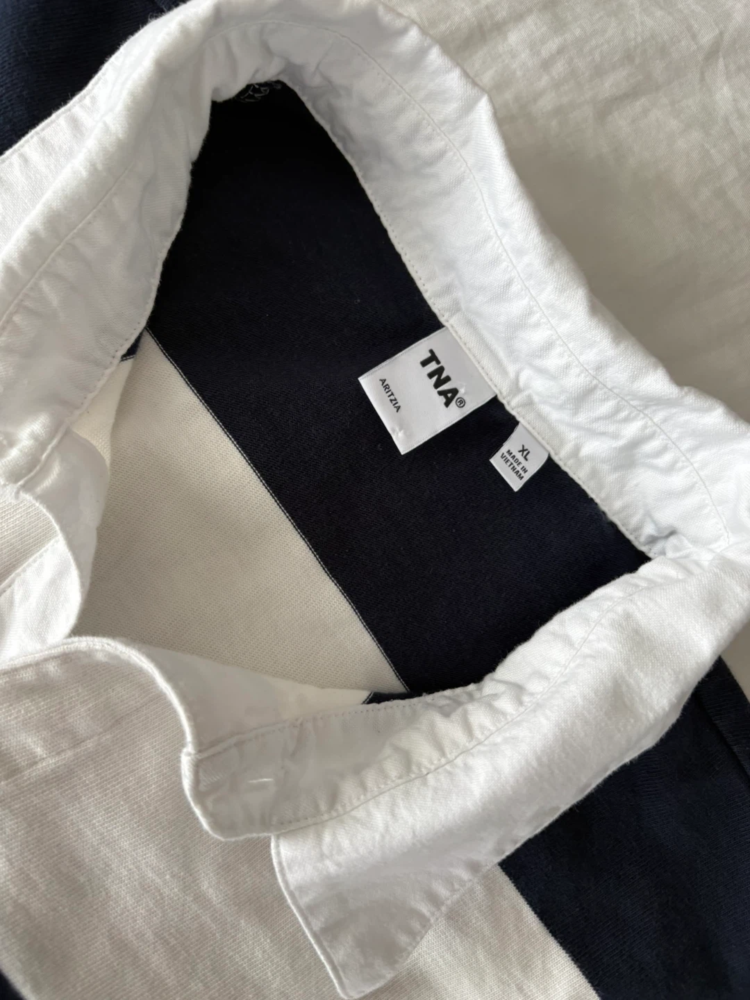 TNA by Aritzia Striped Rugby Shirt XL - photo 2