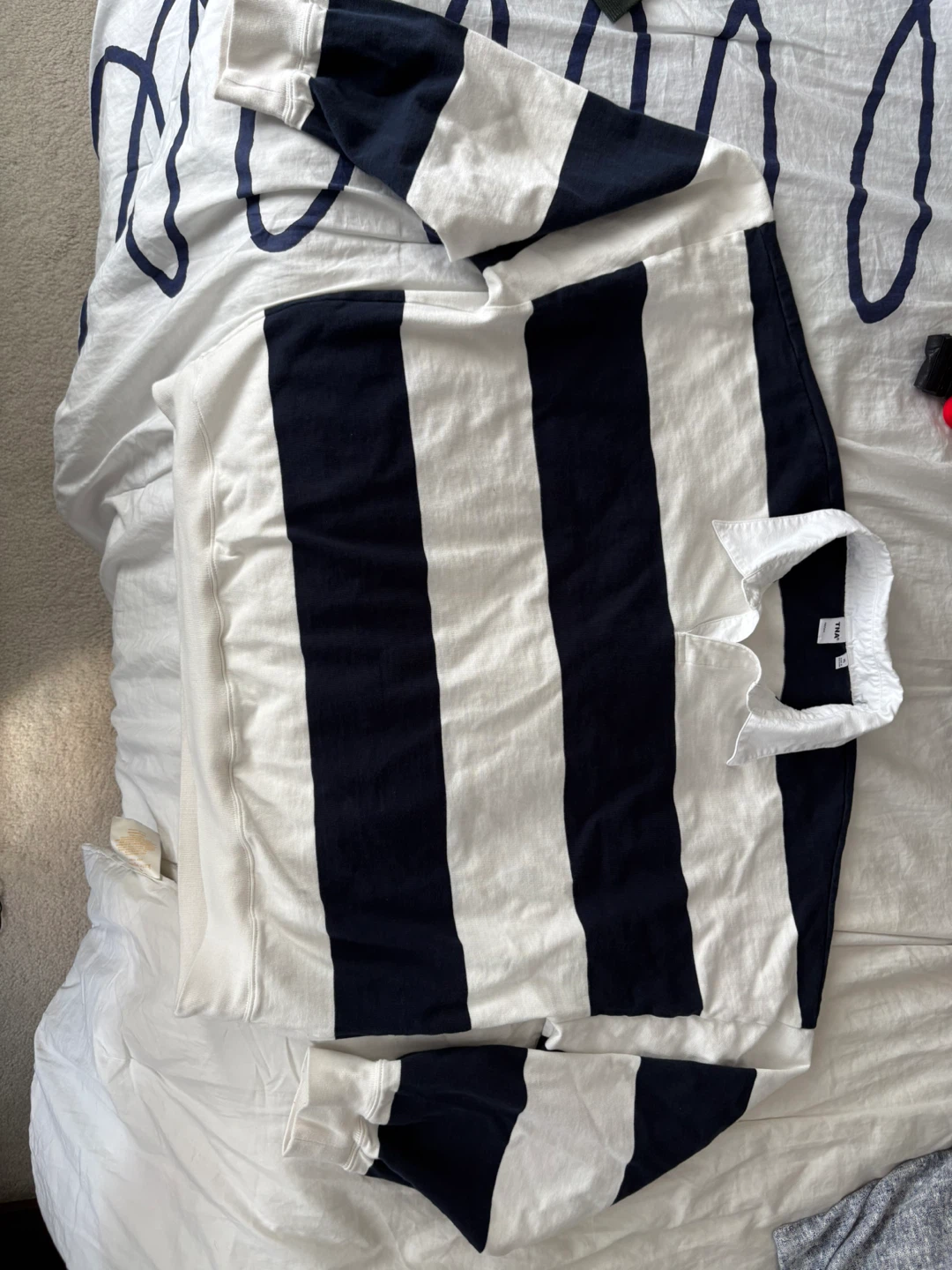 TNA by Aritzia Striped Rugby Shirt XL