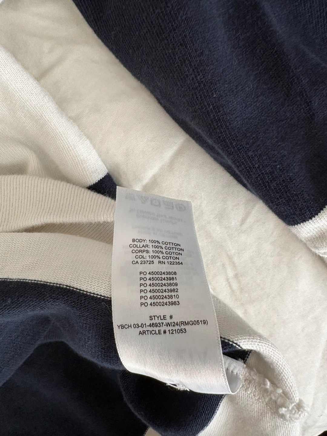 TNA by Aritzia Striped Rugby Shirt XL - photo 3