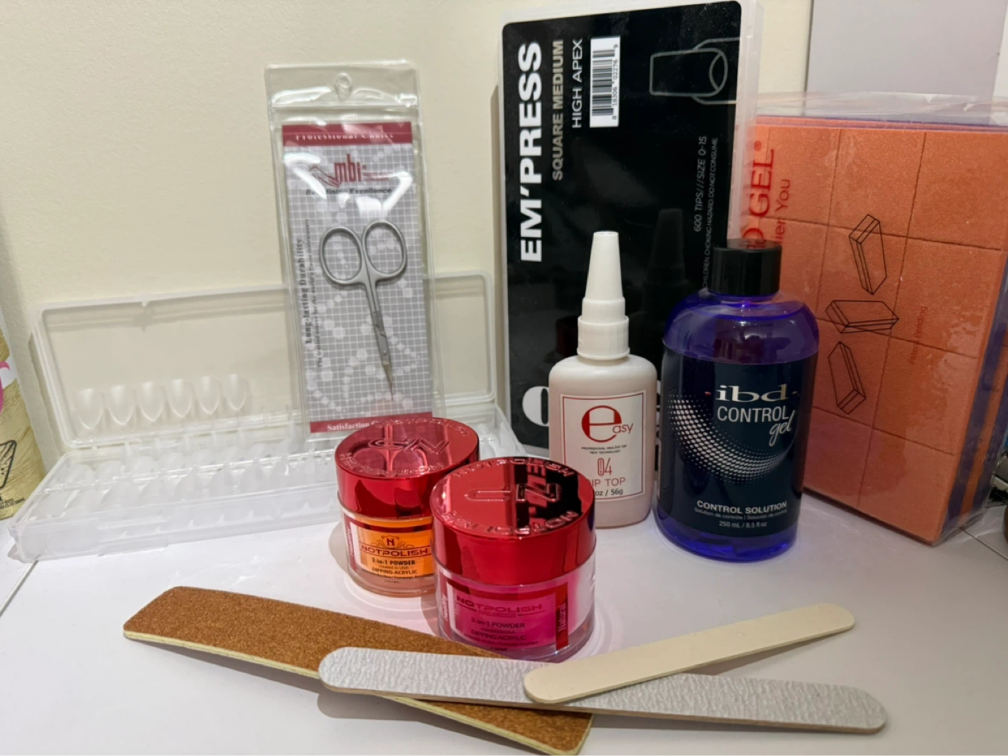 Nail Dip Powder and Gel Control Solution Kit