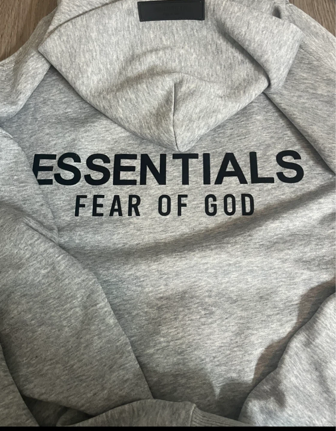 FEAR OF GOD ESSENTIALS Grey Hoodie