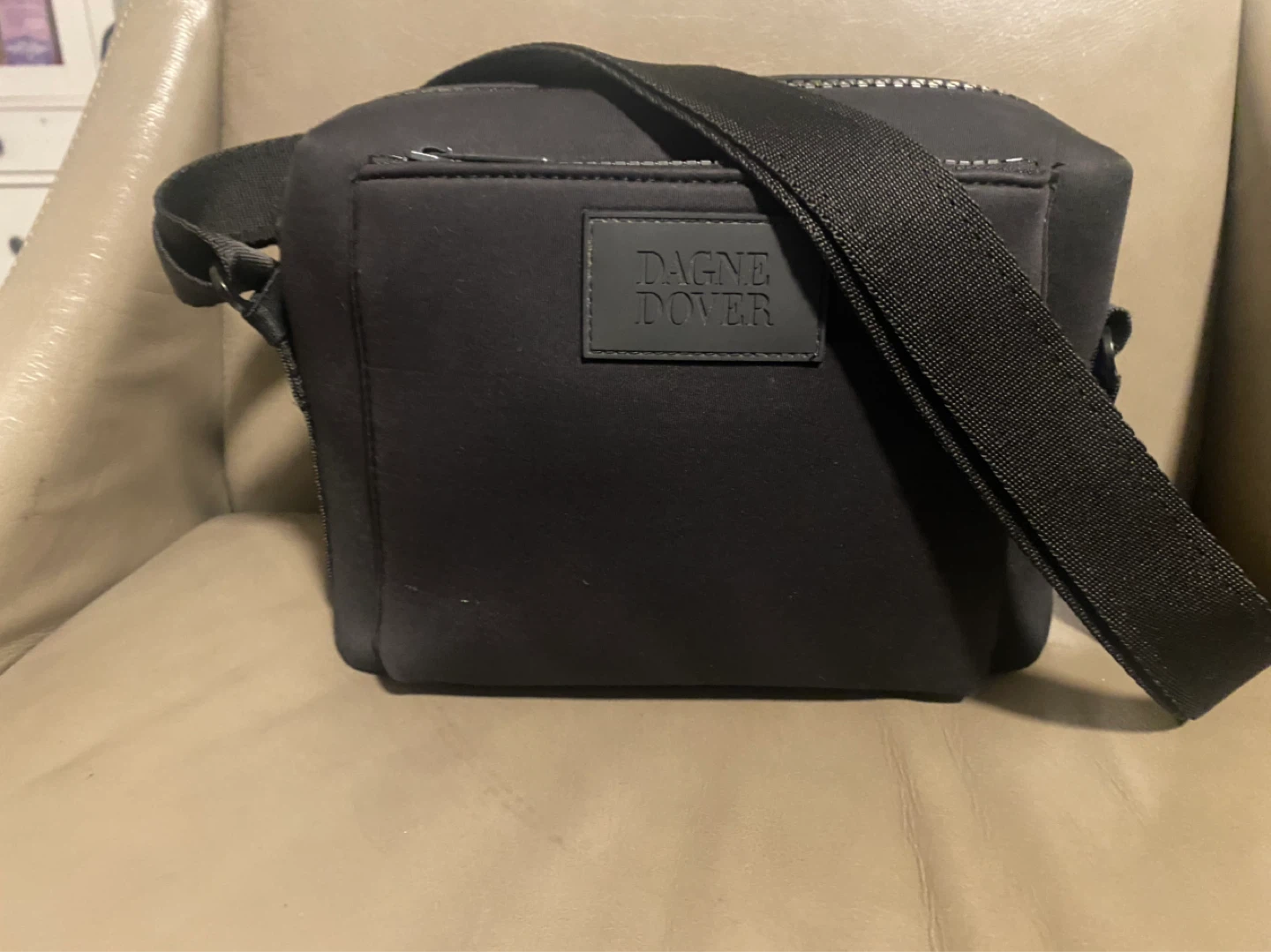Dagne Dover Micah Neoprene Crossbody Bag - Onyx Black