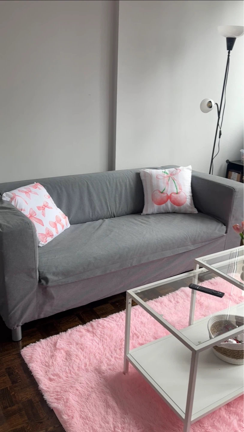 IKEA KLIPPAN loveseat grey couch
