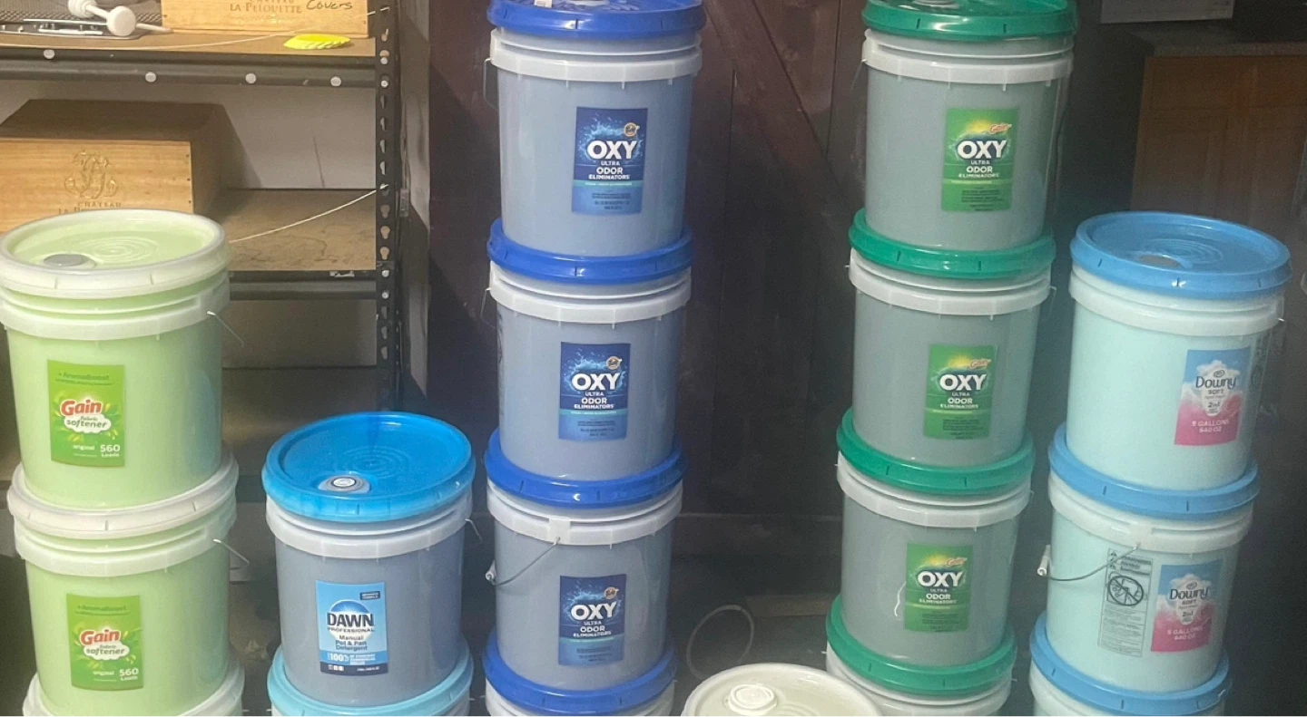 Laundry detergent 5 Gallon buckets