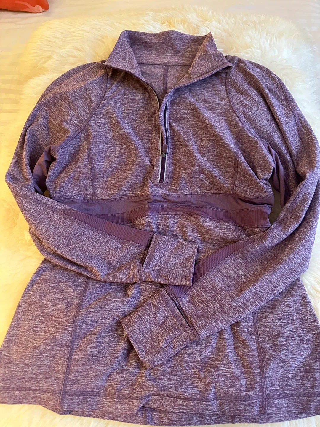 Lululemon Purple Quarter Zip Pullover - photo 2