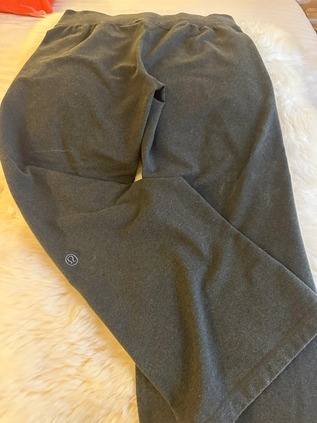 Lululemon Grey Fleece Lined Lounge Pants