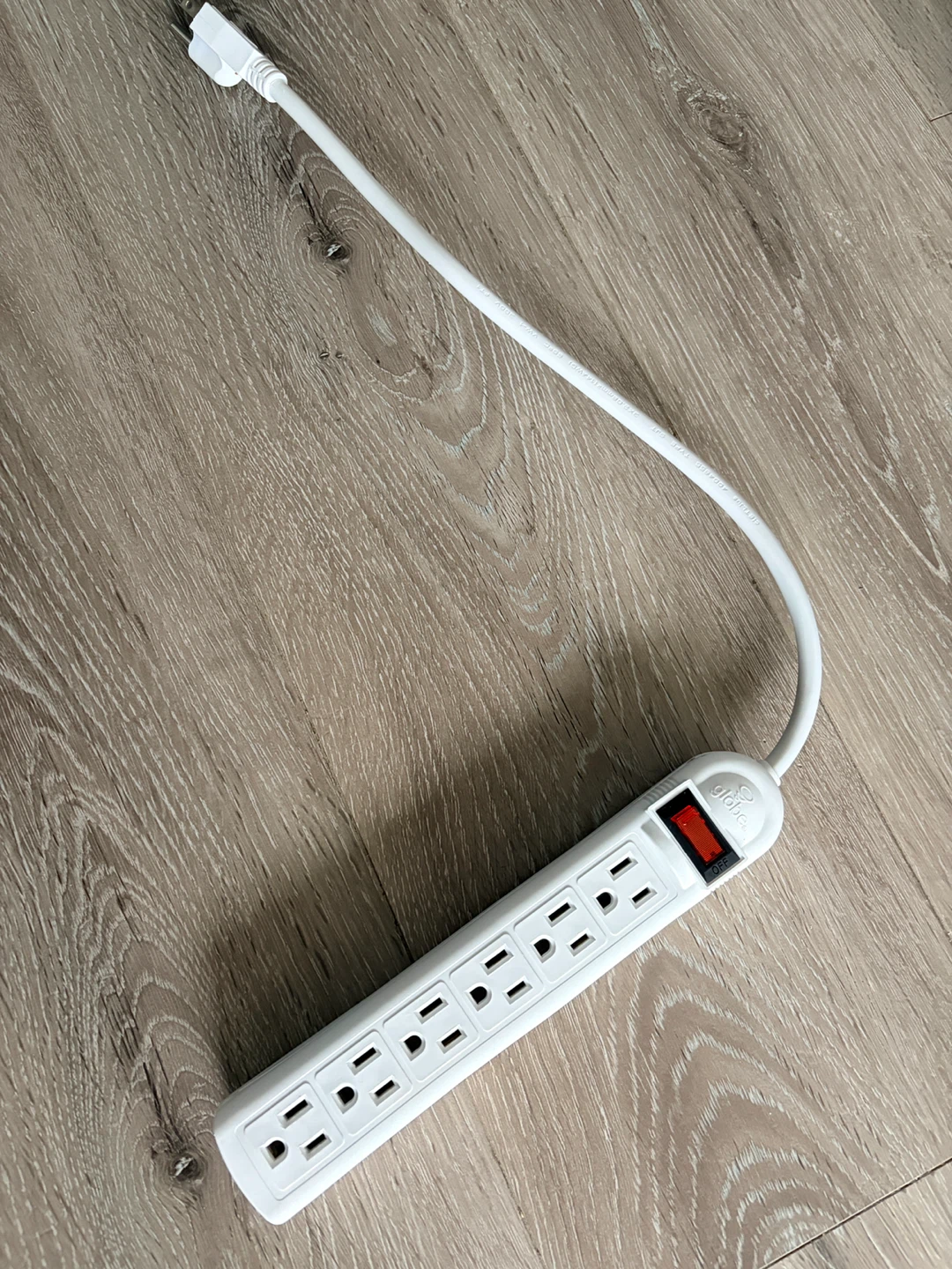 Globe 6-Outlet Power Strip and Extension Cord