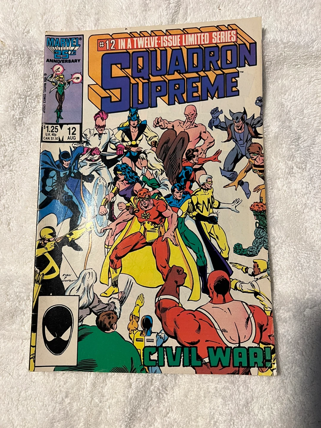 Vintage 1986 Squadron Supreme Comic