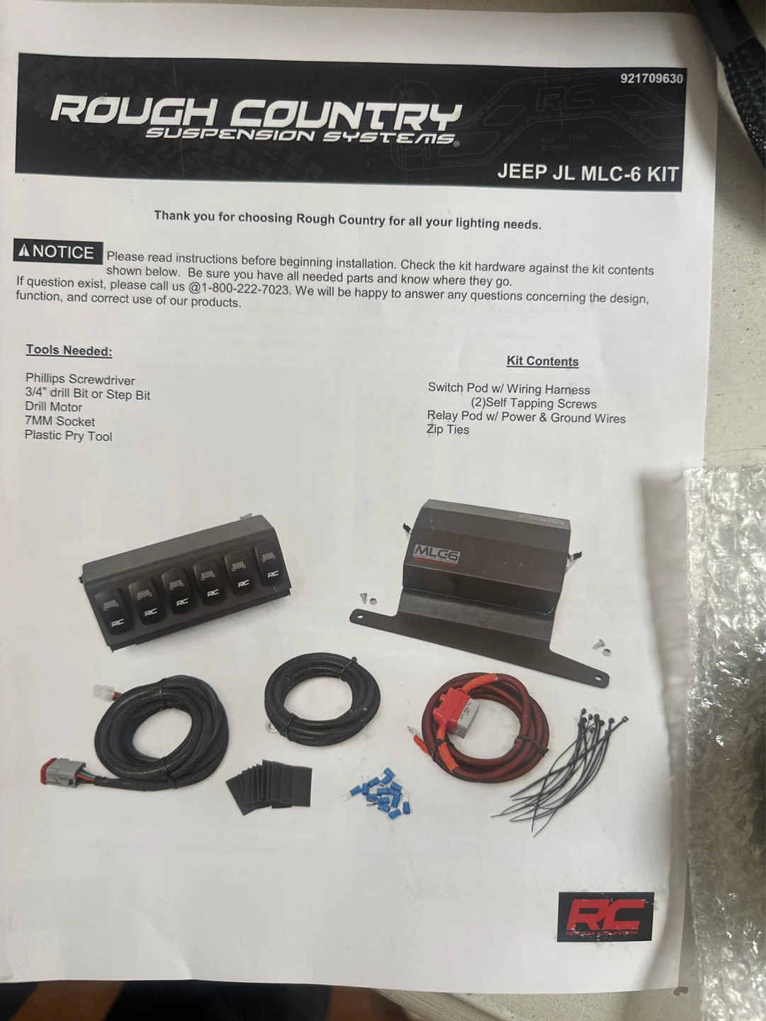 Rough Country 6-Switch Light Controller Kit - photo 2