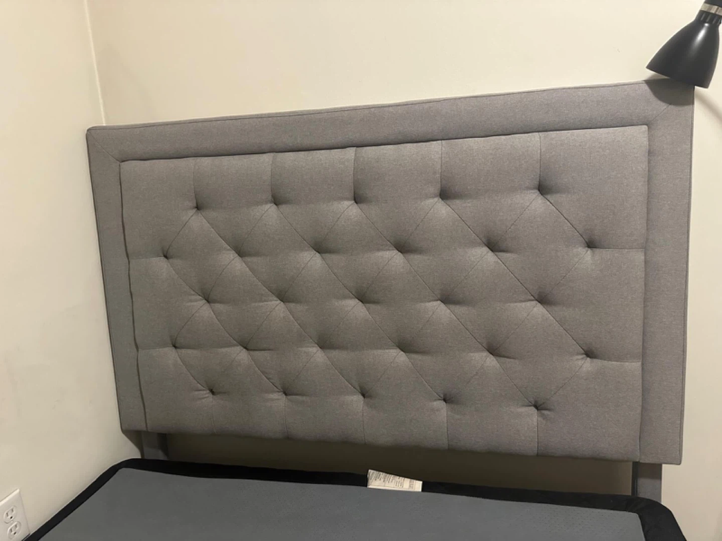 Grey Upholstered Headboard - photo 5