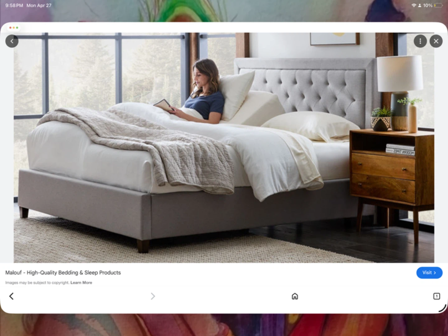 Grey Upholstered Headboard - photo 3