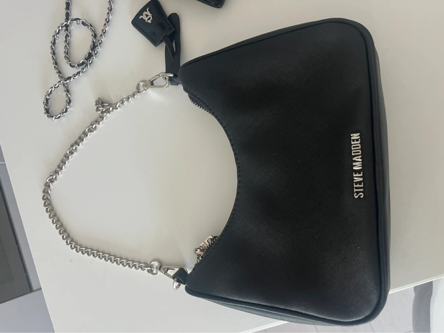 Steve Madden Black Shoulder Bag