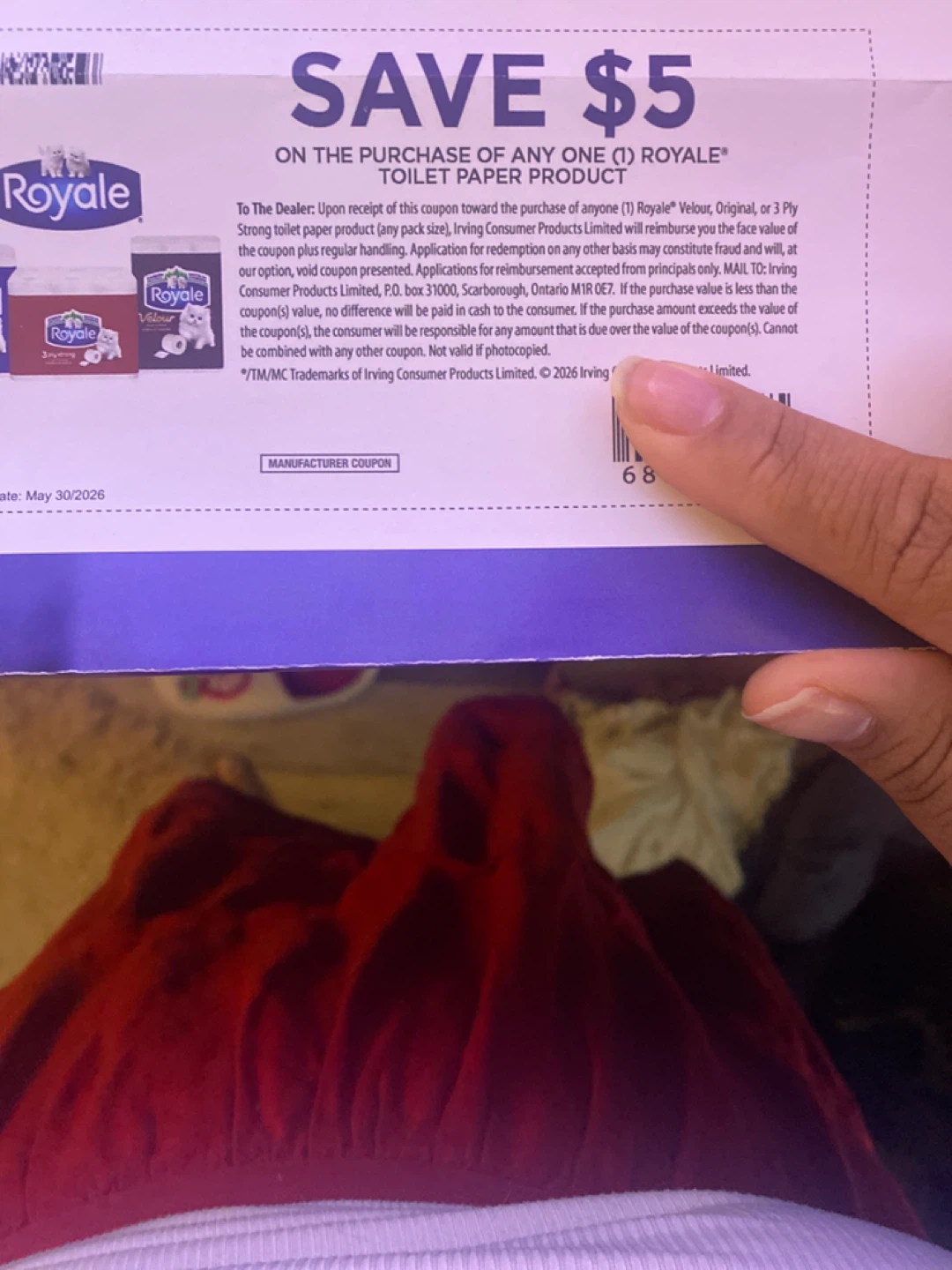 $5 off Royale Toilet Paper Coupon - photo 2