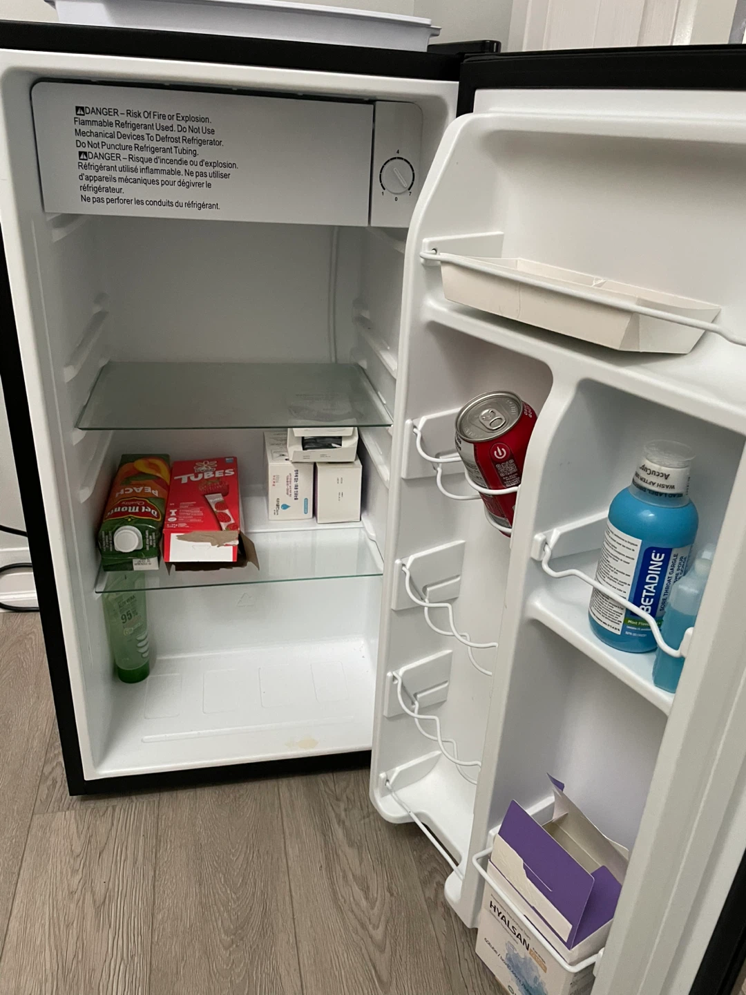SOLD)Galanz Black Mini Fridge - photo 2