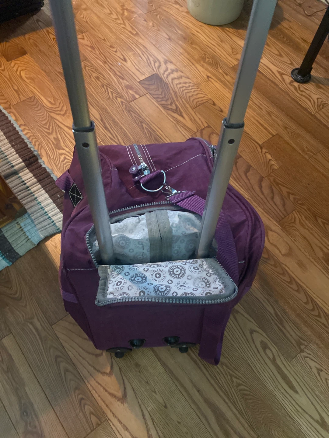 Purple Rolling Duffle Bag - photo 2