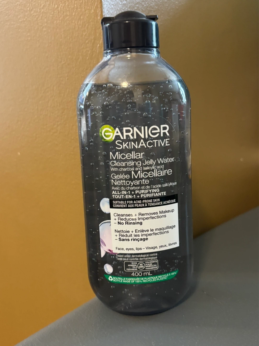 Garnier Micellar Cleansing Jelly Water with Charcoal - 400 mL