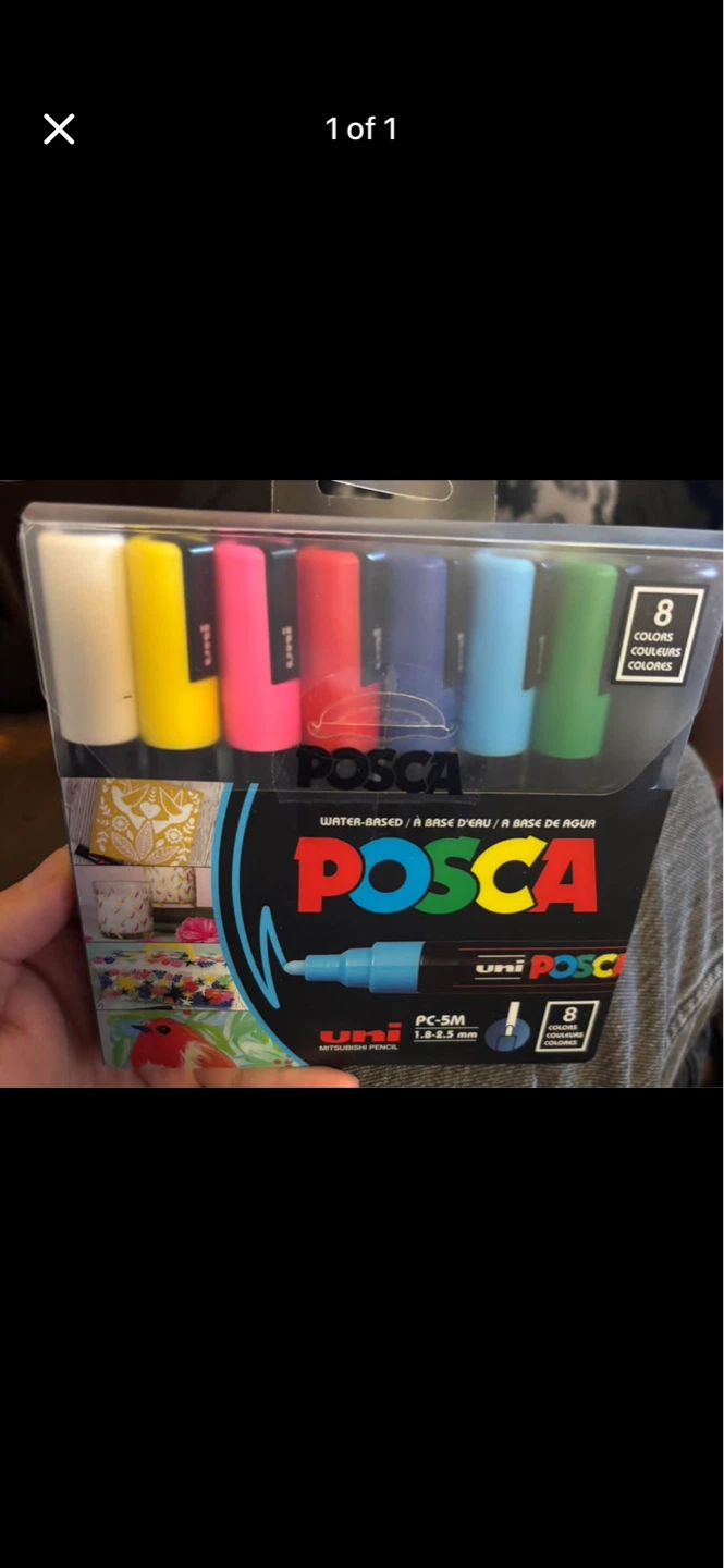 POSCA® pc-5m 8 Colour Paint Marker Set