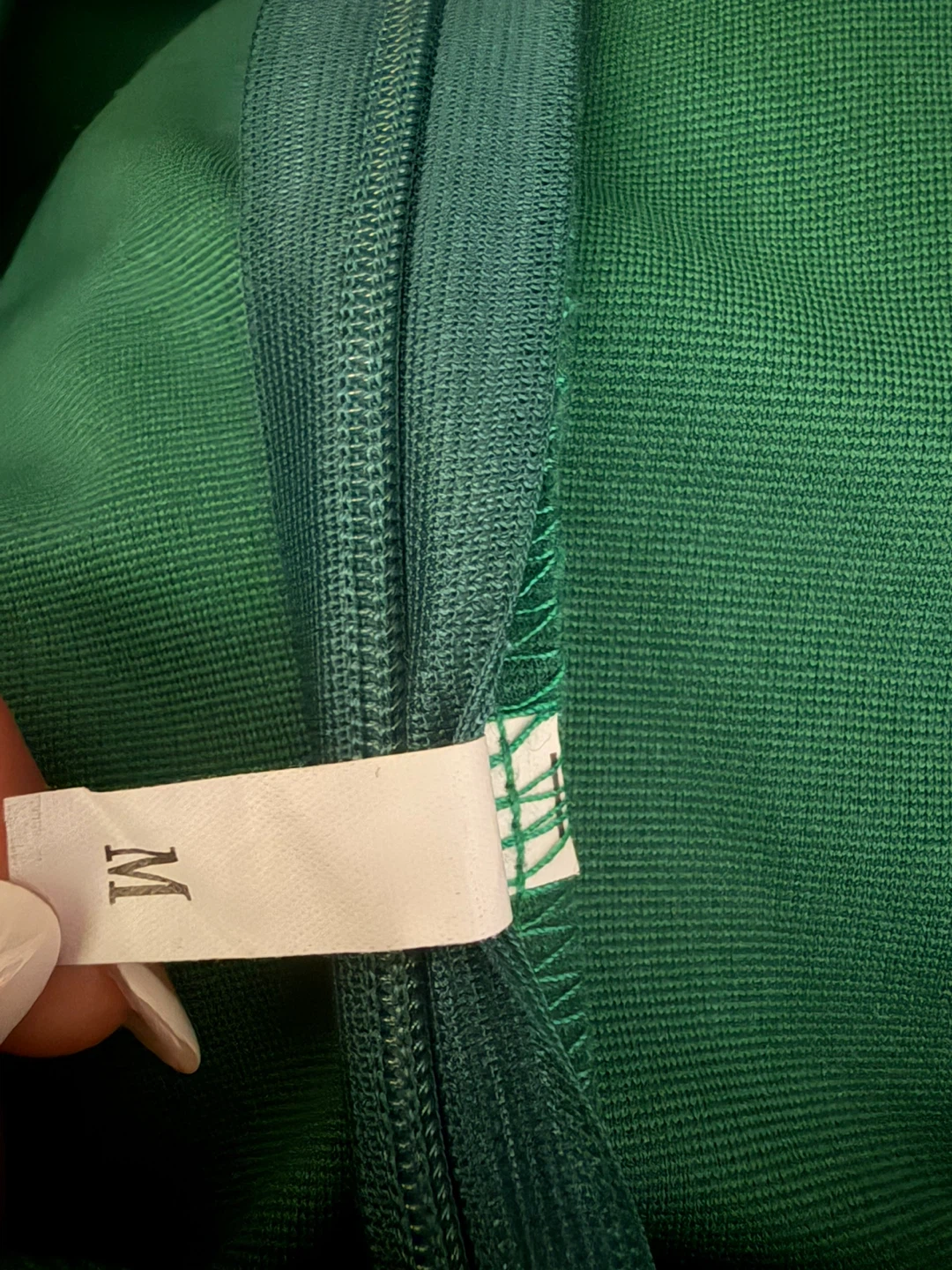 Women's Green Draped Midi Dress - Size M - photo 3