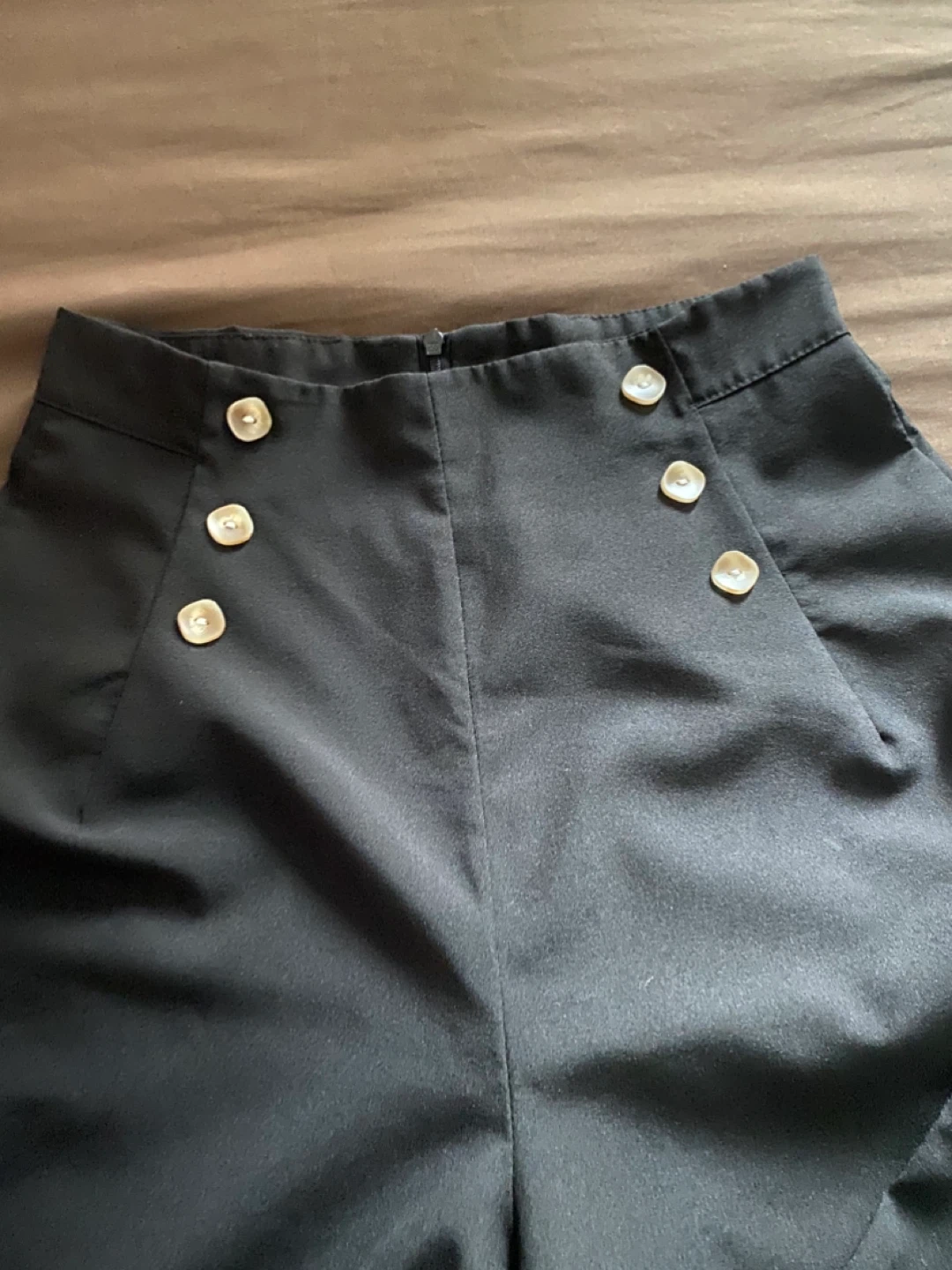 Black Sailor Style High-Waisted Pant🌱 - photo 2