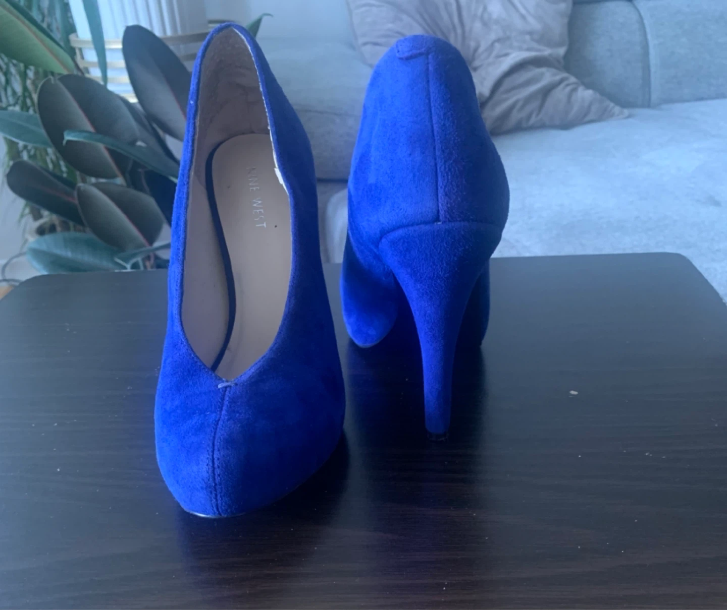 Nine West Blue Suede Heels - photo 2