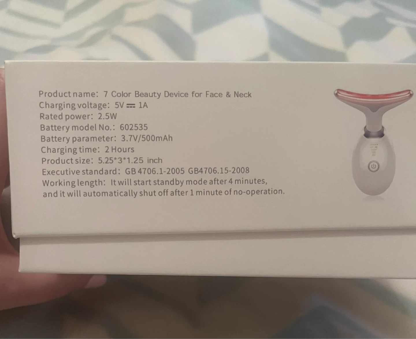Red Light Therapy Device for Face & Neck - photo 4