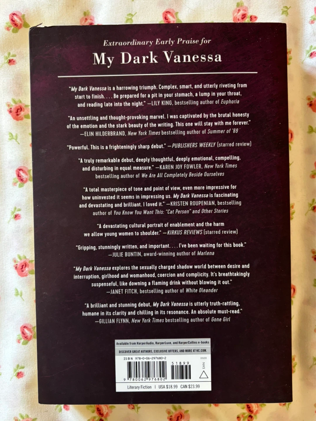 My Dark Vanessa by Kate Elizabeth Russell Novel - photo 2