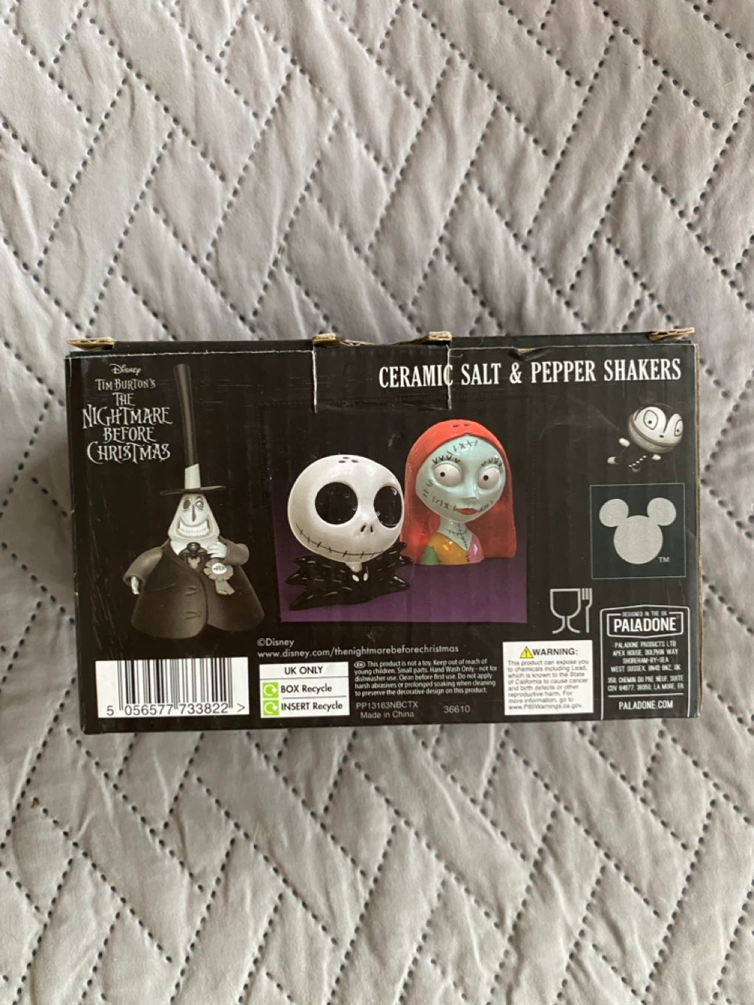 BNIB Nightmare Before Christmas salt and pepper shakers - photo 3