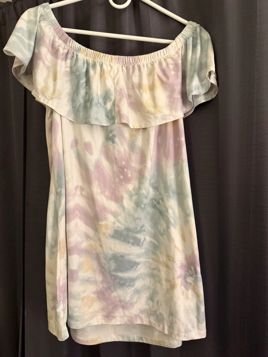 Ardene Off-the-Shoulder Tie-Dye Dress - Size L - photo 2