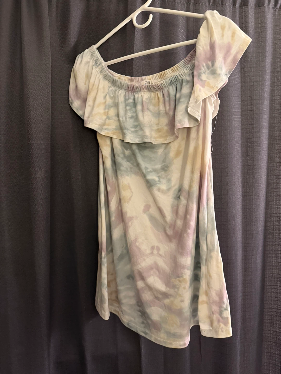 Ardene Off-the-Shoulder Tie-Dye Dress - Size L