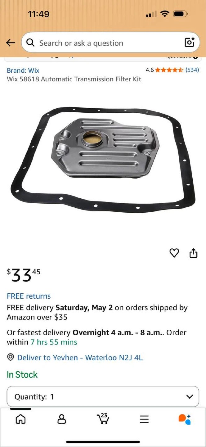 Wix 58618 Transmission Filter Kit – Toyota / Lexus / Scion 🔥🚗