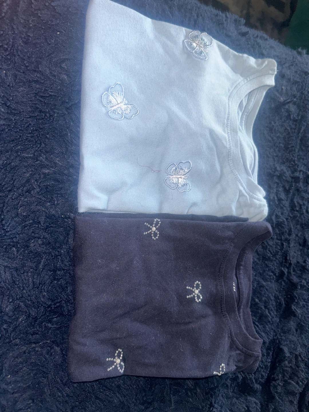 Bundle of two baby girls' tops