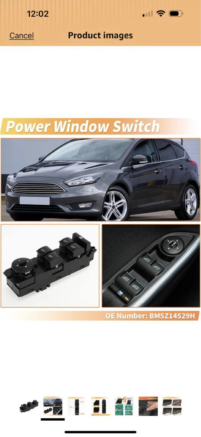 Power Window Switch Driver Side – Ford Escape / Focus / Transit - photo 2