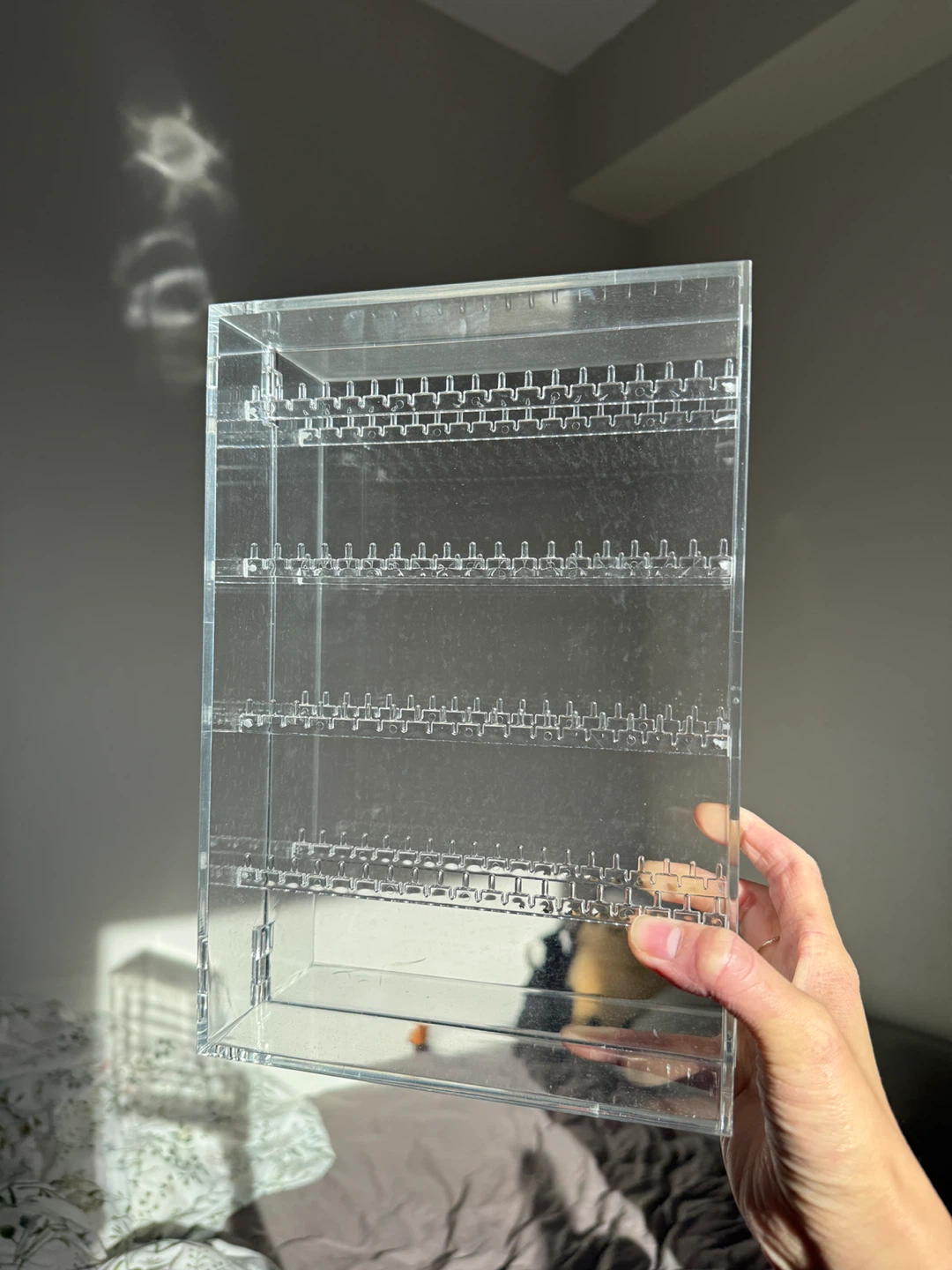 MUJI Acrylic Jewelry Case