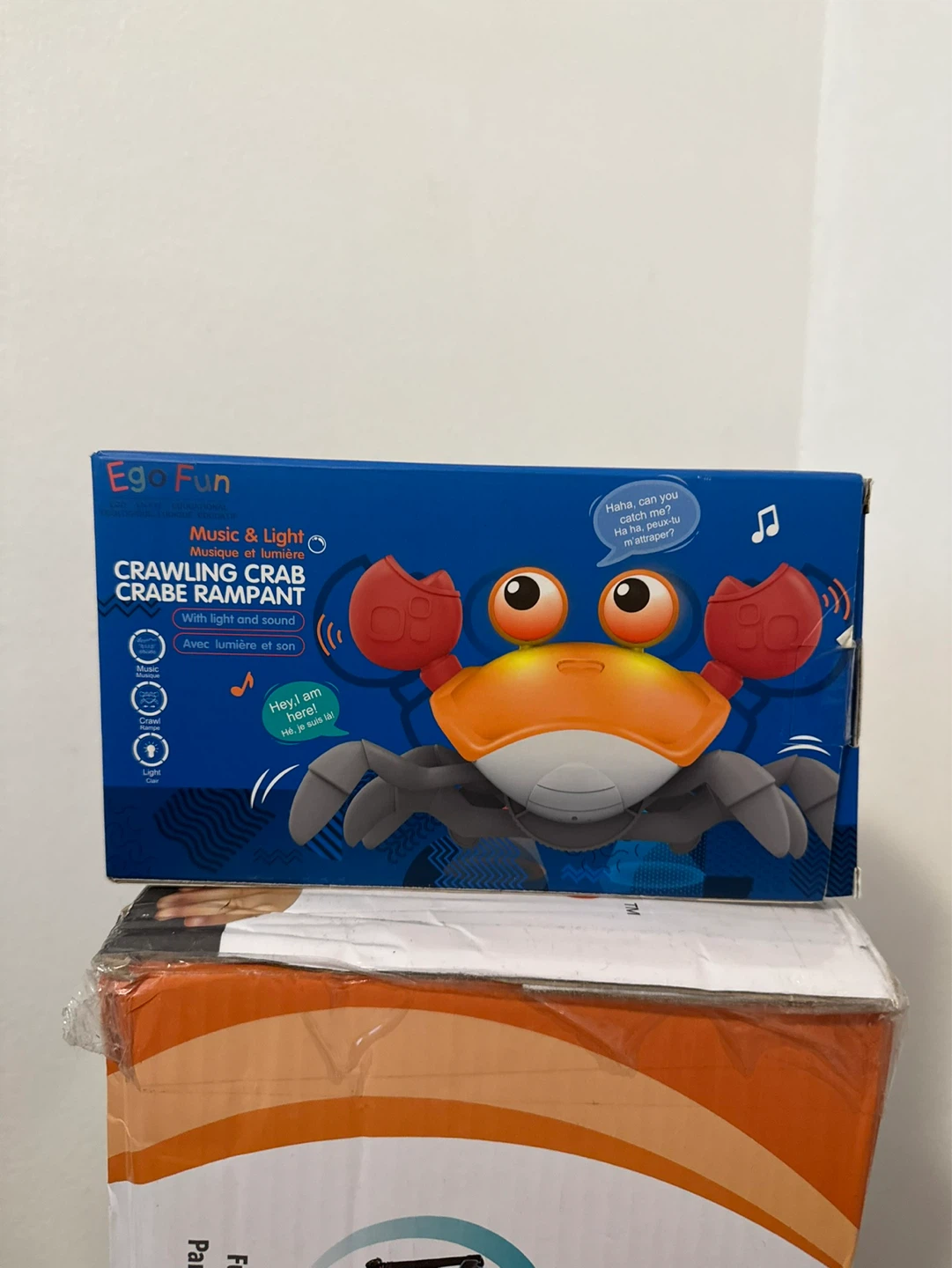 Crawling Crab Toy with Music & Light